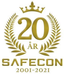 safecon 20 år logo